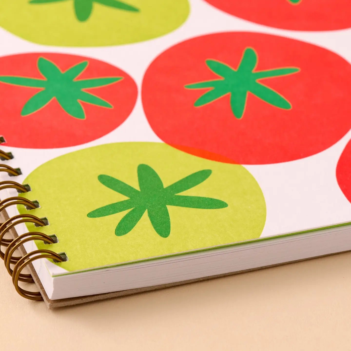 Tomato Letterpress Spiral Notebook – Mochi Kids