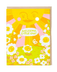 Welcome Little One Sun Card