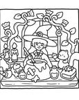 Cozy Witchy Coloring Book by Belly Bean Co.