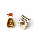 Soy Sauce & Rice Earrings