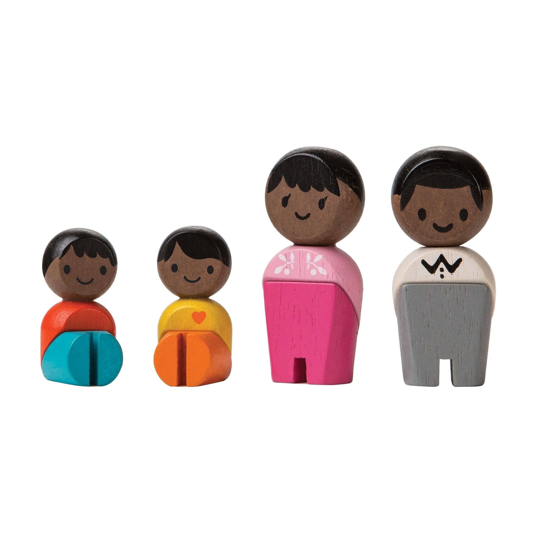 Black Family by Plan Toys