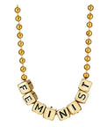 Feminist Necklace by Gunner and Lux