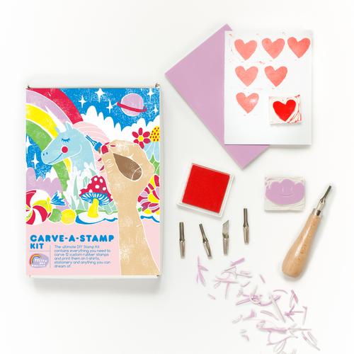 Carve-A-Stamp DIY Kit by Yellow Owl Workshop