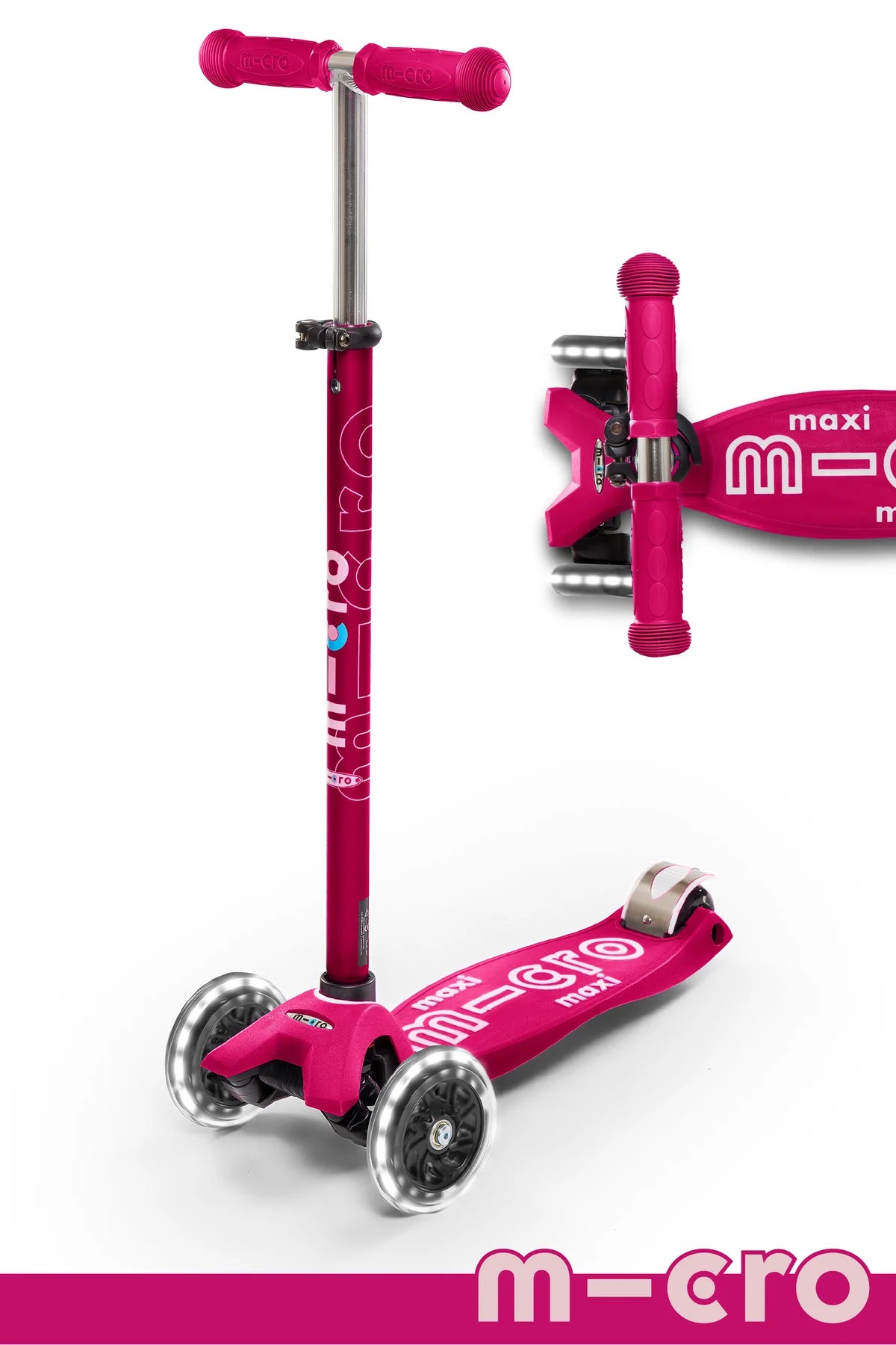 Maxi Deluxe Scooter- LED Wheels (More Colors) by Micro Kickboard