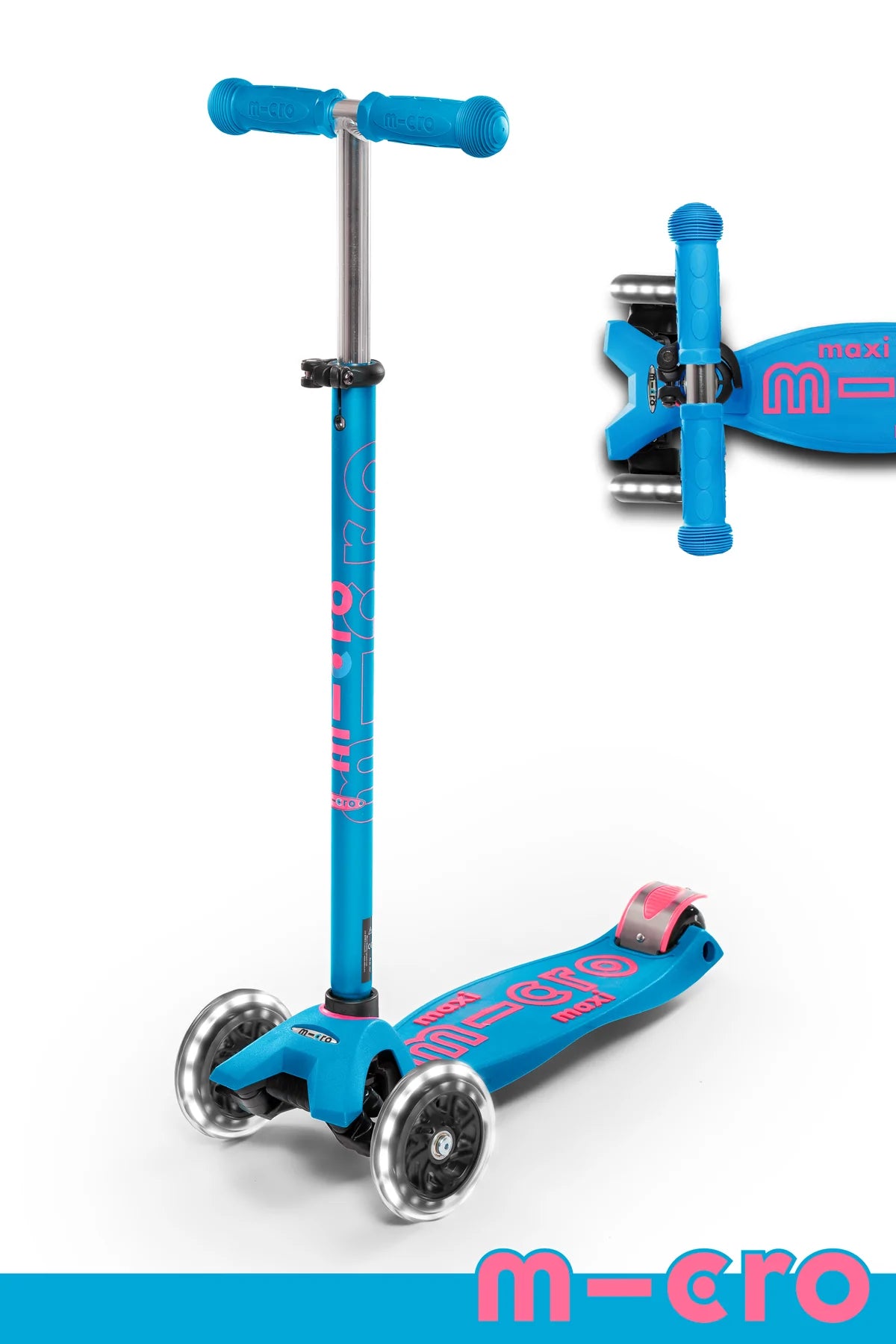 Maxi Deluxe Scooter- LED Wheels (More Colors) by Micro Kickboard