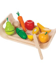Assorted Fruit and Vegetable Set by Plan Toys