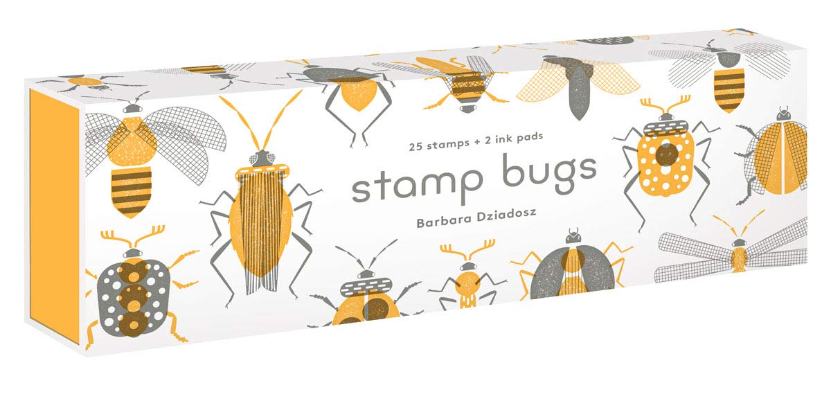 Stamp Bugs (25 stamps, 2 ink colors) by Princeton Architectural Press