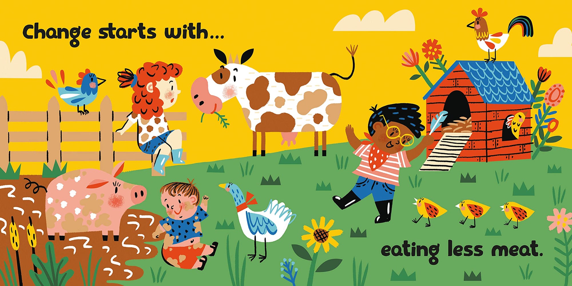 Change Starts With Us Board Book by Sophie Beer