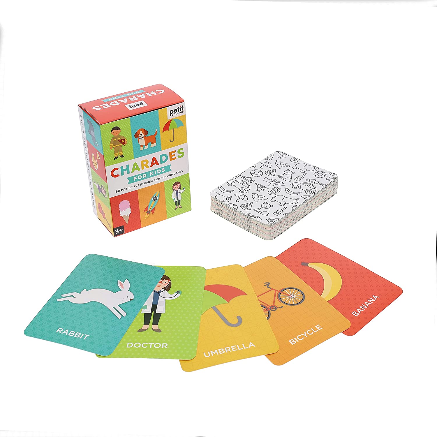 Charades for Kids: 50 Picture Flash Cards by Petit Collage