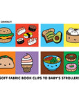 Foodie Baby Crinkle Stroller Book by Mochi Kids for Mudpuppy