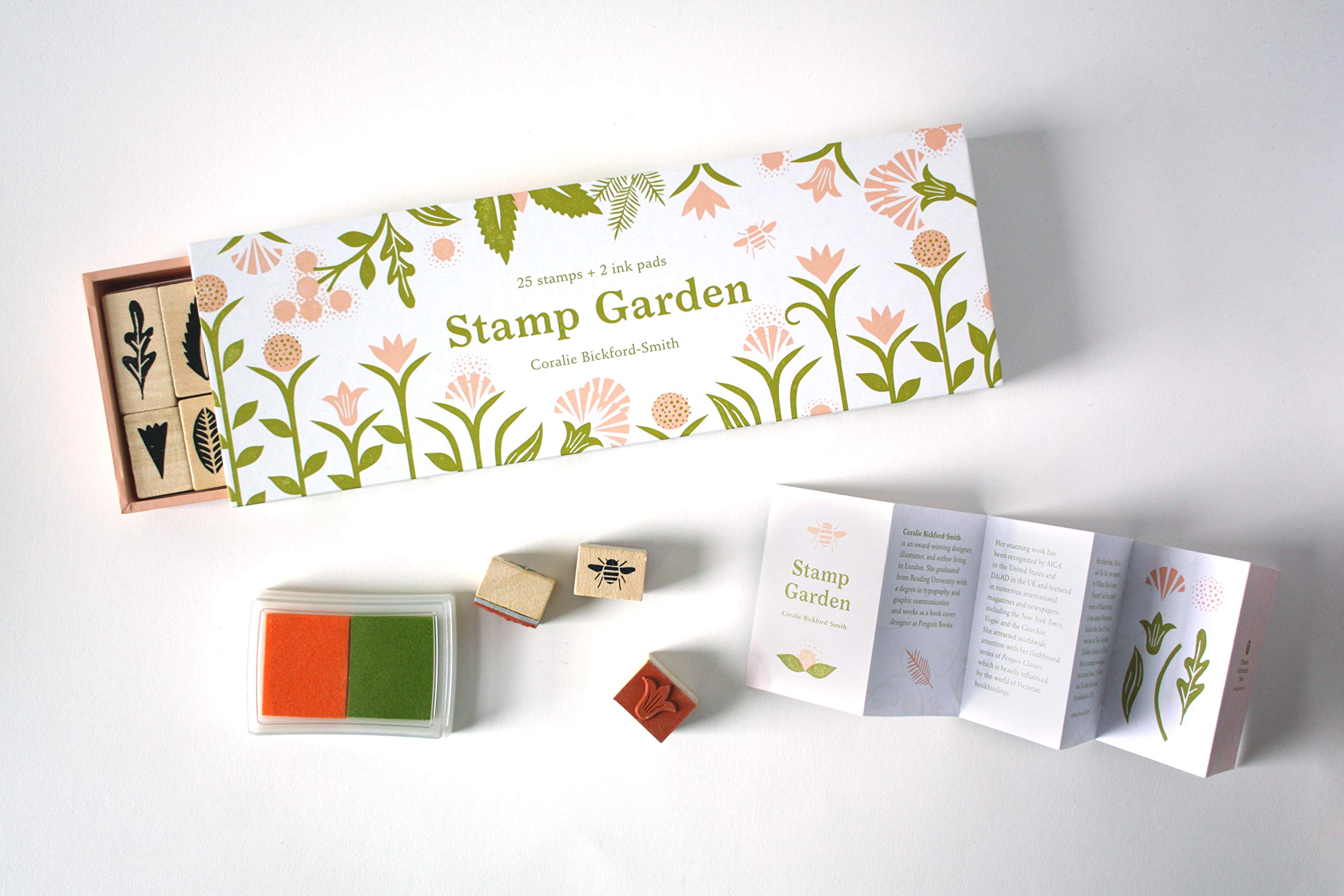 Stamp Garden (25 Rubber Stamps-Two Ink Colors) – Mochi Kids