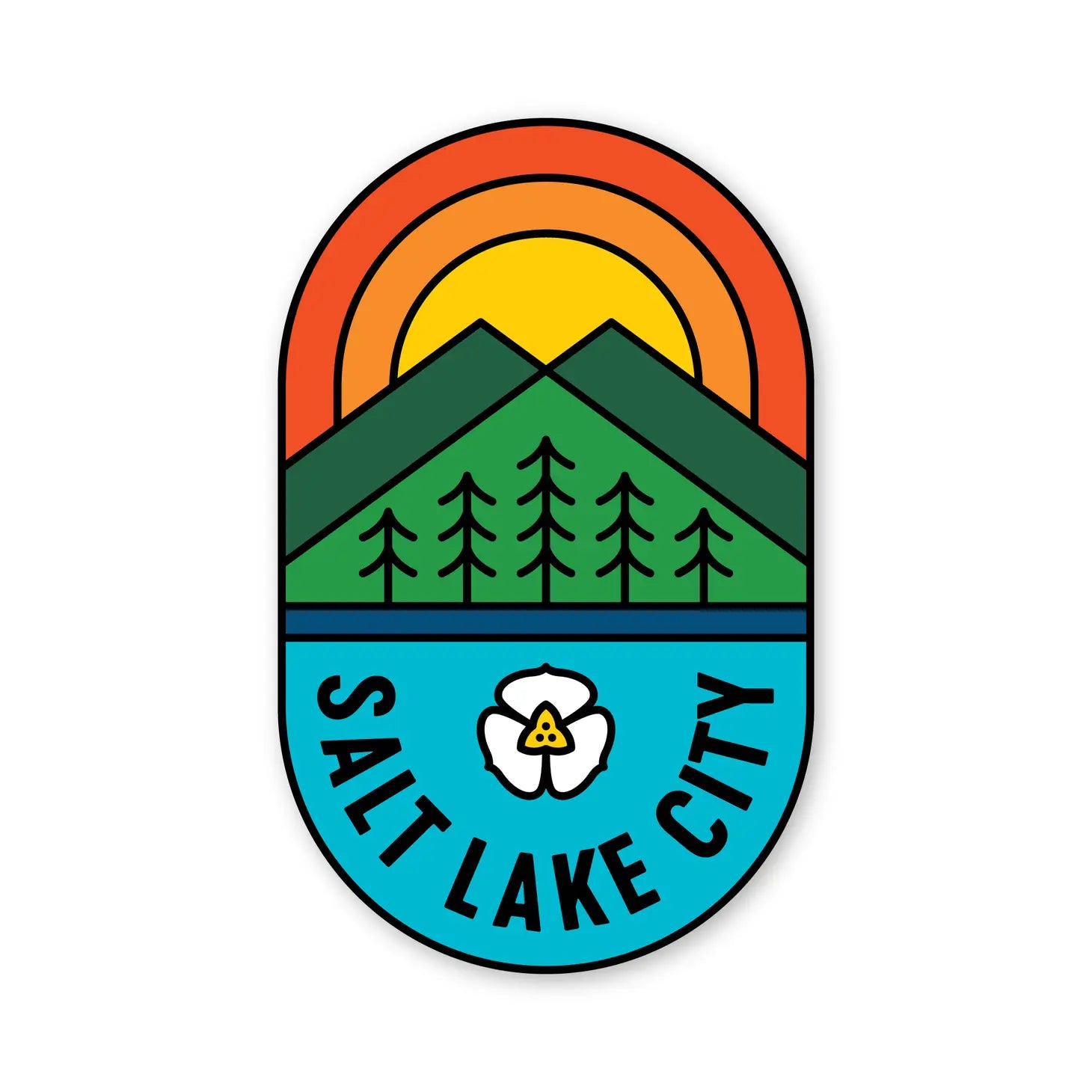Salt Lake City Sticker by Fell