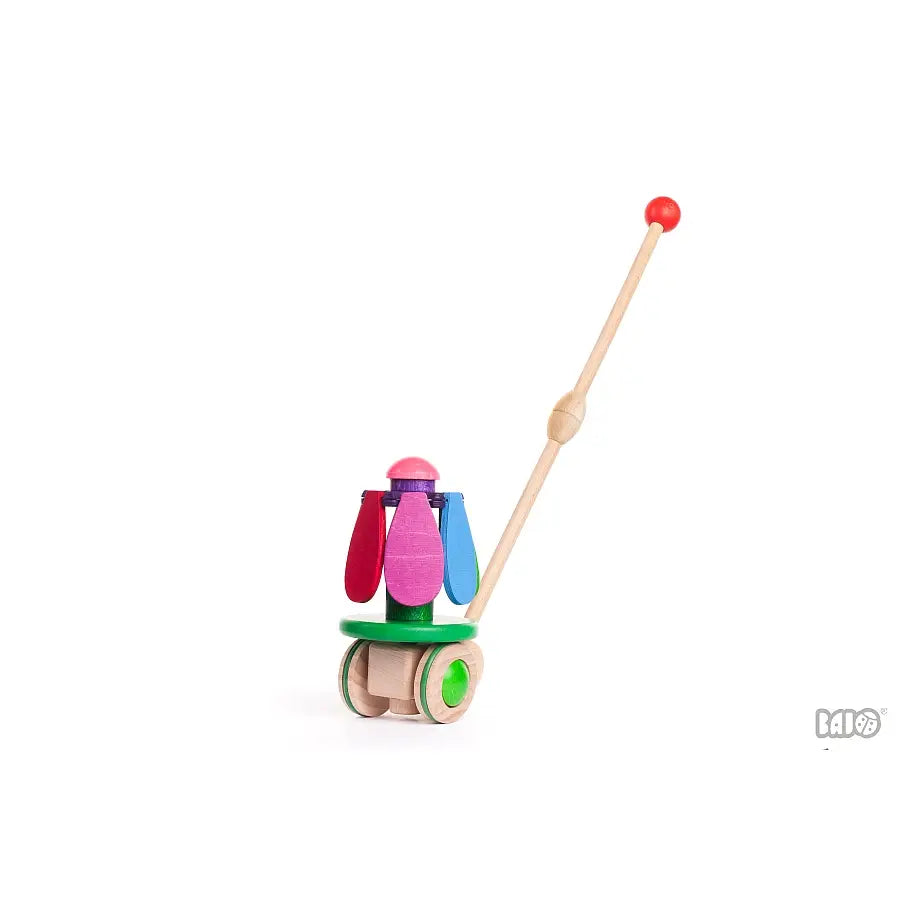 Flower Rainbow Push Toy by Bajo