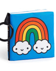 Rainbow World Crinkle Stroller Book by Mochi Kids for Mudpuppy