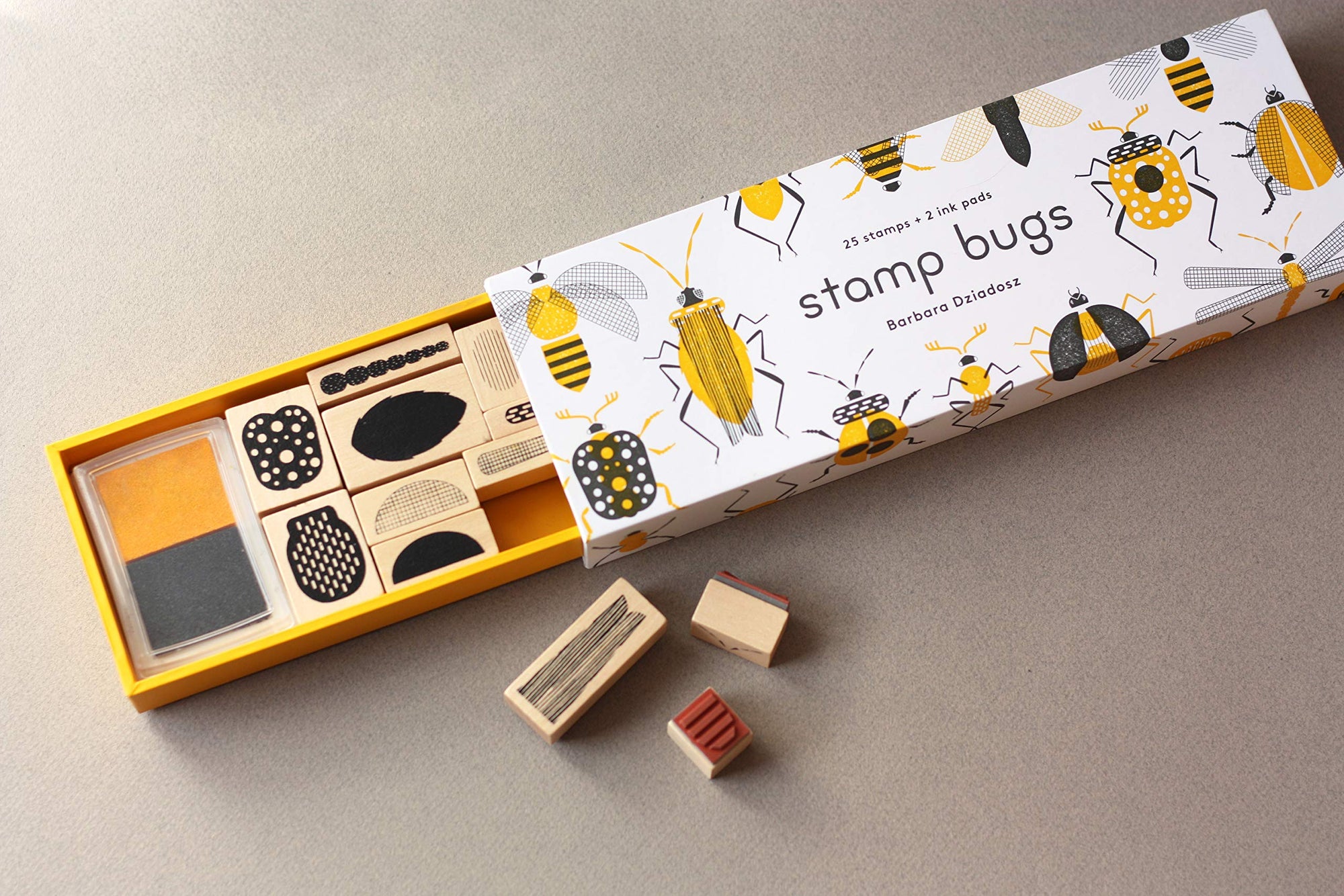 Stamp Bugs (25 stamps, 2 ink colors) by Princeton Architectural Press