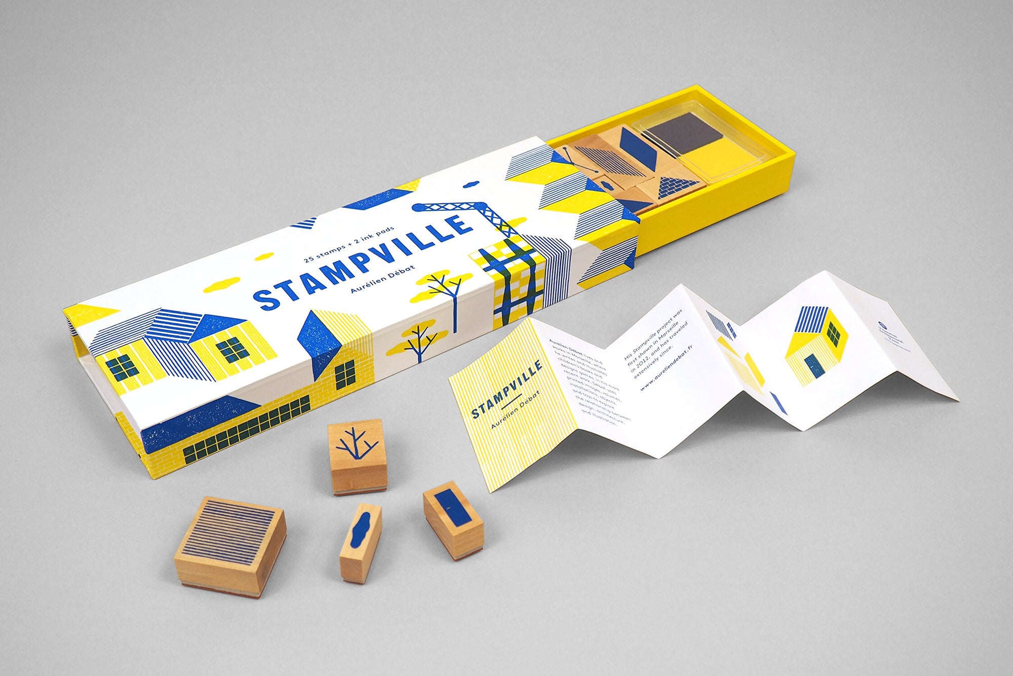 Stampville: 25 stamps + 2 ink pads by Princeton Architectural Press