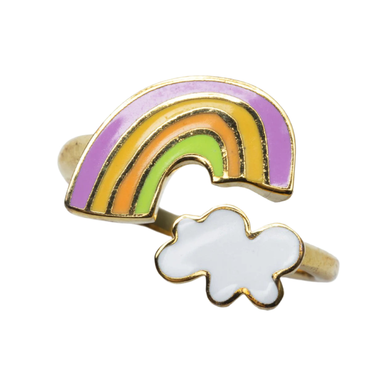 Rainbow Cloud Ring by Yellow Owl Workshop