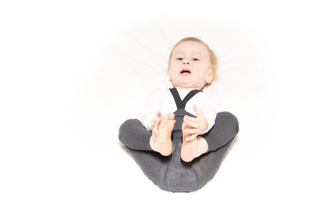 Footless Tights Dark Grey Blend by Silly Silas