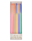 Multi Color Block Candles (set of 16)