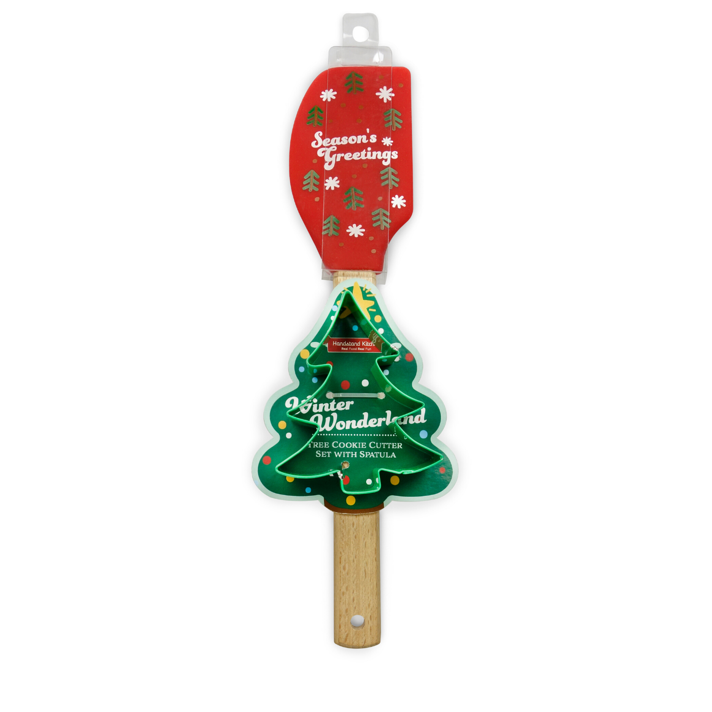 SALE Winter Wonderland Tree Cookie Cutter and Spatula Set by Handstand Kitchen