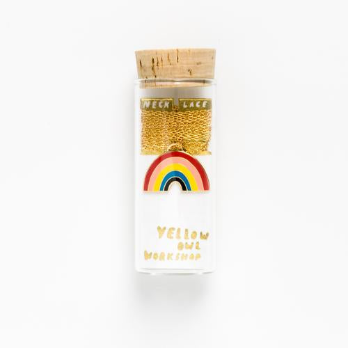 Rainbow Pendant by Yellow Owl Workshop