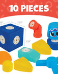 Airplane Set Magnetic Foam Blocks