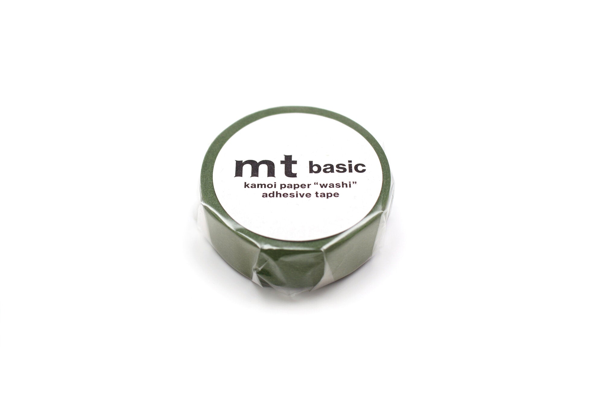 Matte Olive Green Washi Tape by MT Kamoi Kakoshi