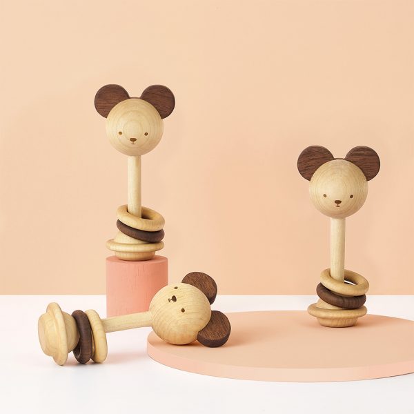Nice to Michu Baby Rattle by Oioiooi