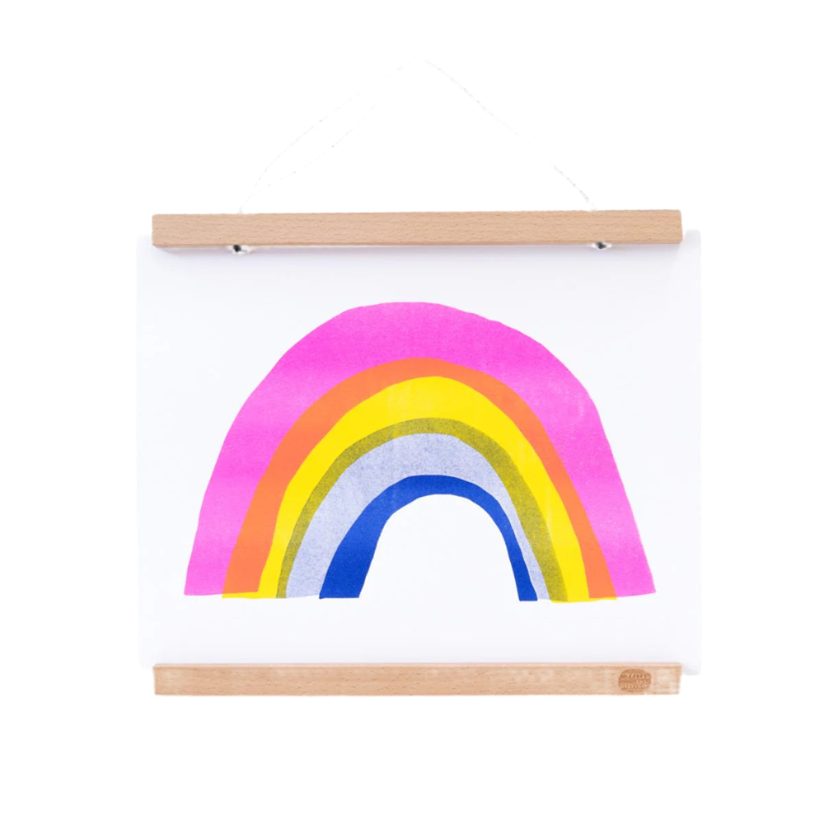 Rainbow - Risograph Print by Yellow Owl Workshop