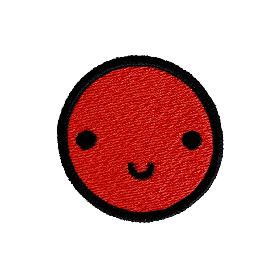 Happy Iron On Patch