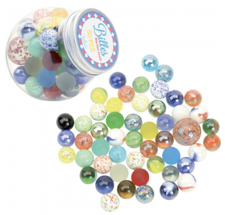 SALE Assorted Set of 50 Marbles by Vilac