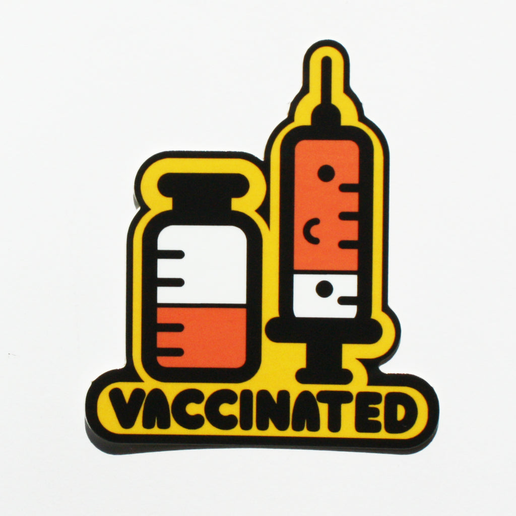 SALE Kawaii Vaccinated Sticker