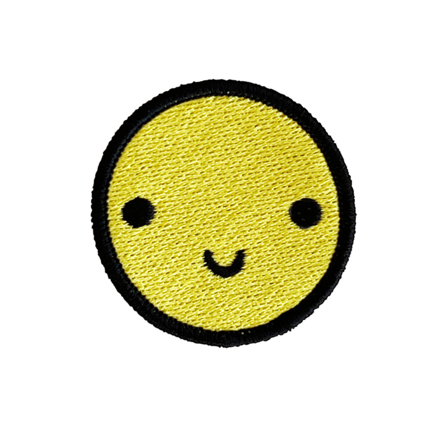 Happy Iron On Patch