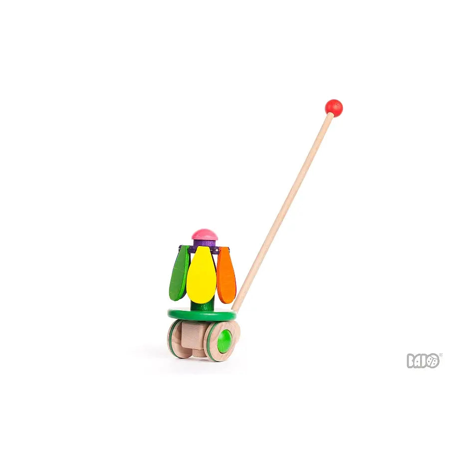 Flower Rainbow Push Toy by Bajo