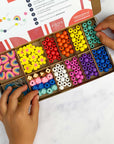 Rainbow & Flower Bracelet Making Kit by Cotton Twist
