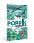 Animals of the Oceans Sticker Activity Poster by Poppik