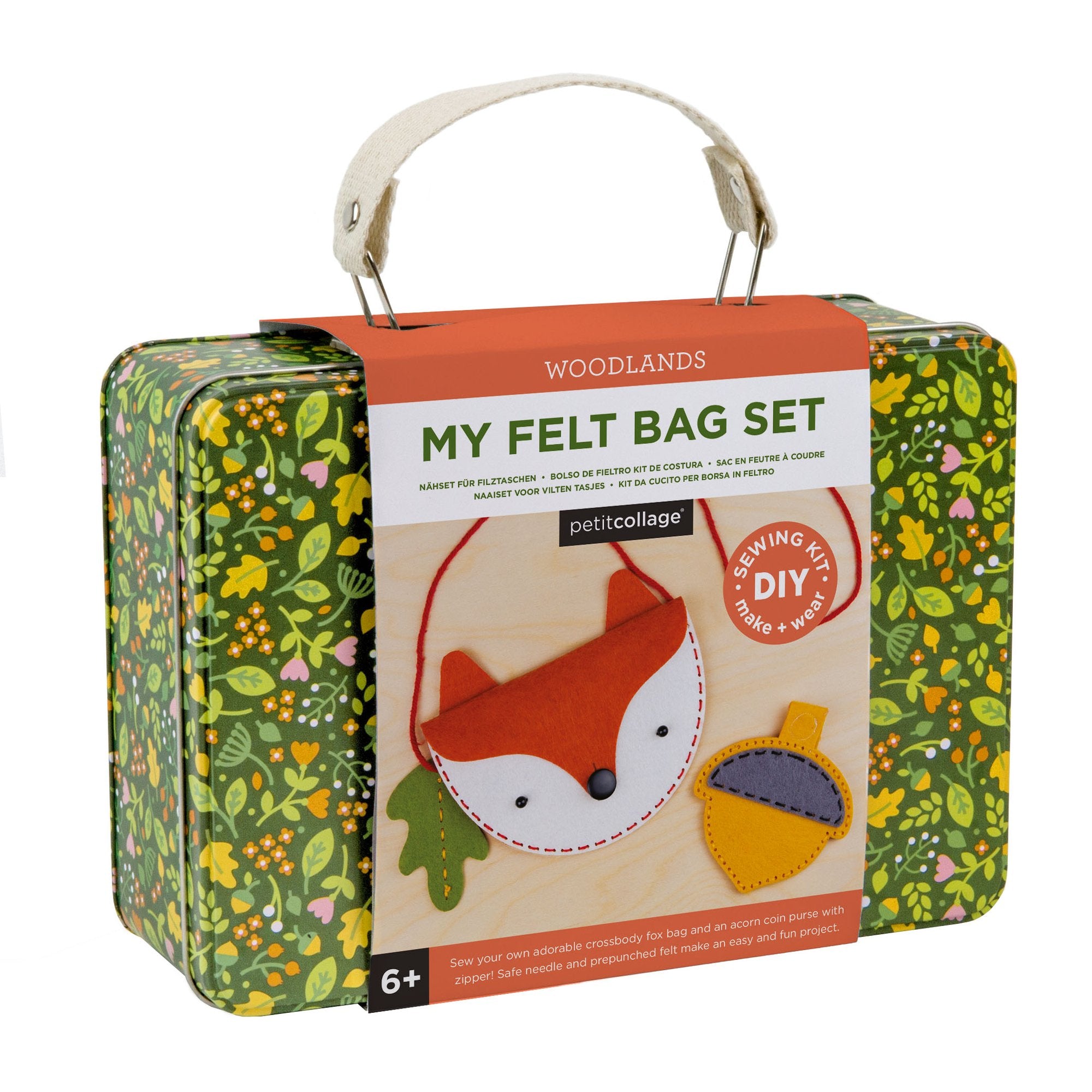 DIY Woodland Fox Felt Bag Kit By Petit Collage