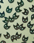 Glitter Cat Head Sticker by Baby Cats of California