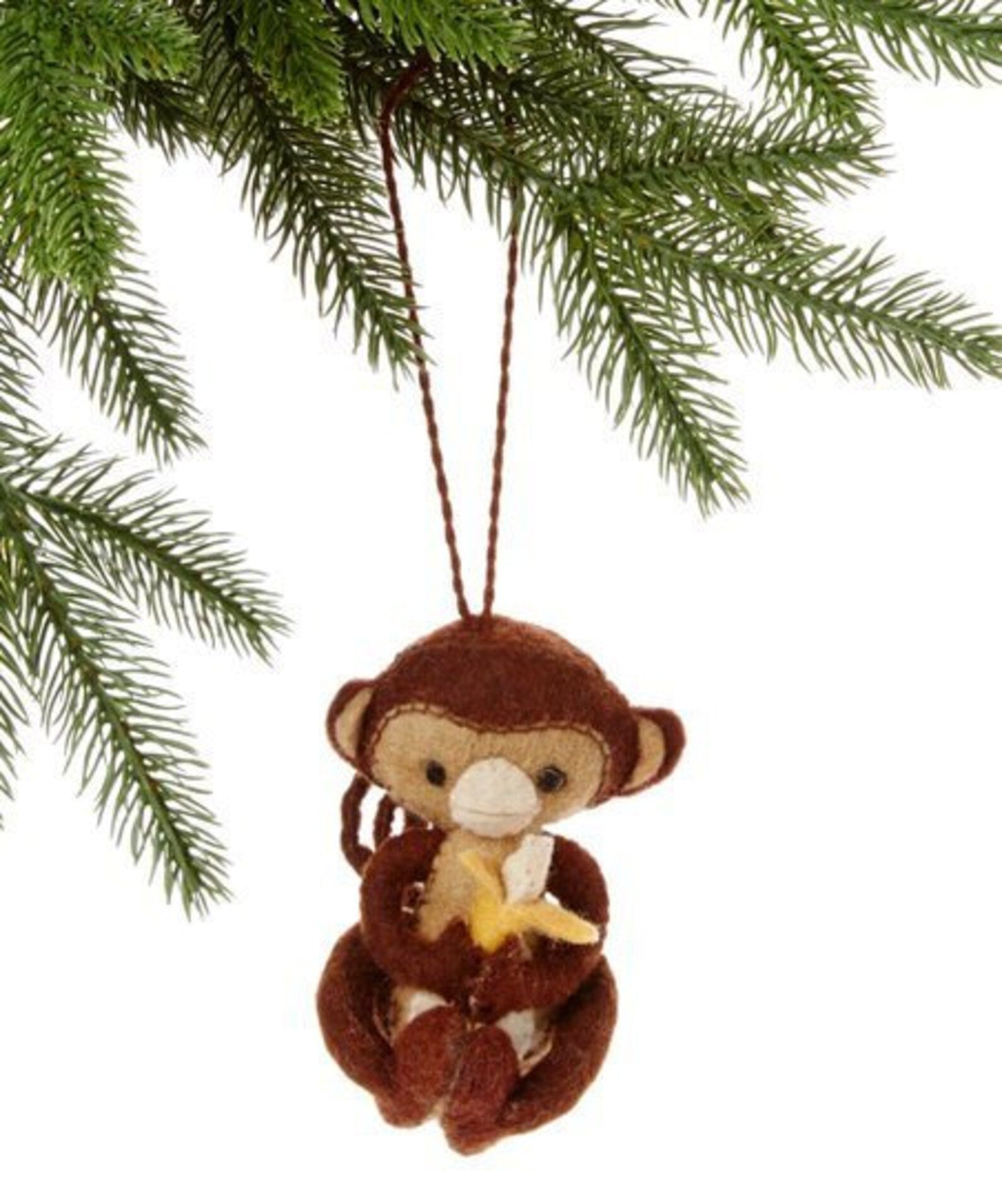 Monkey Ornament by Silk Road Bazaar
