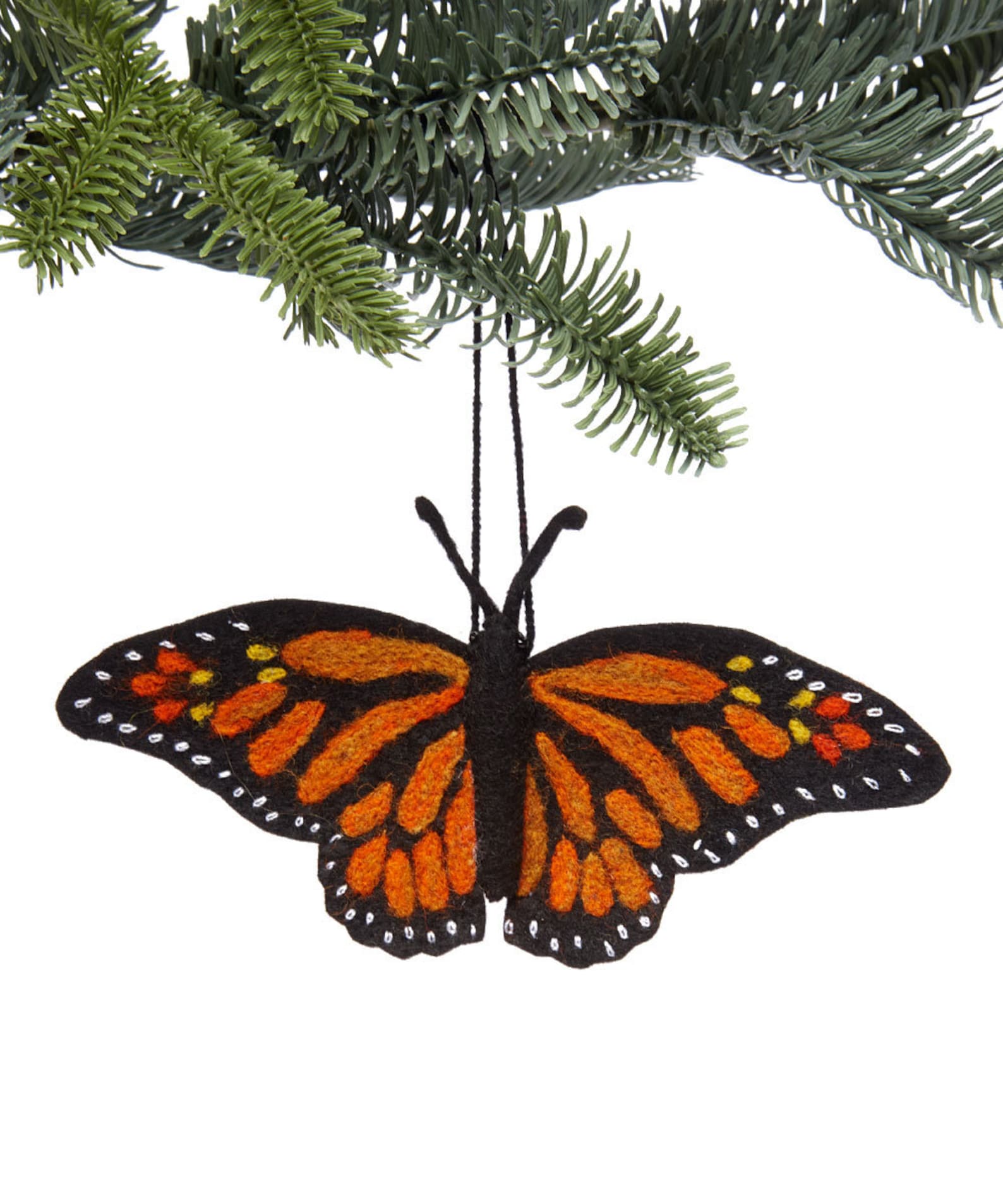 Monarch Butterfly Ornament by Silk Road Bazaar