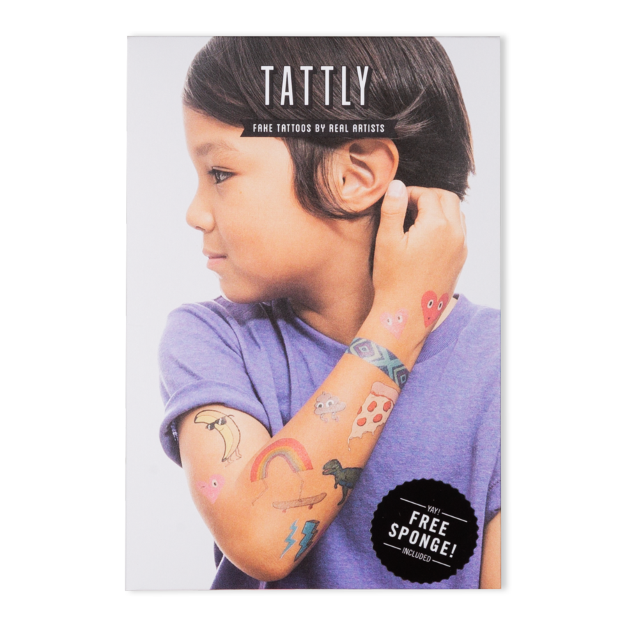 Kids Mix Three Temporary Tattoos by Tattly