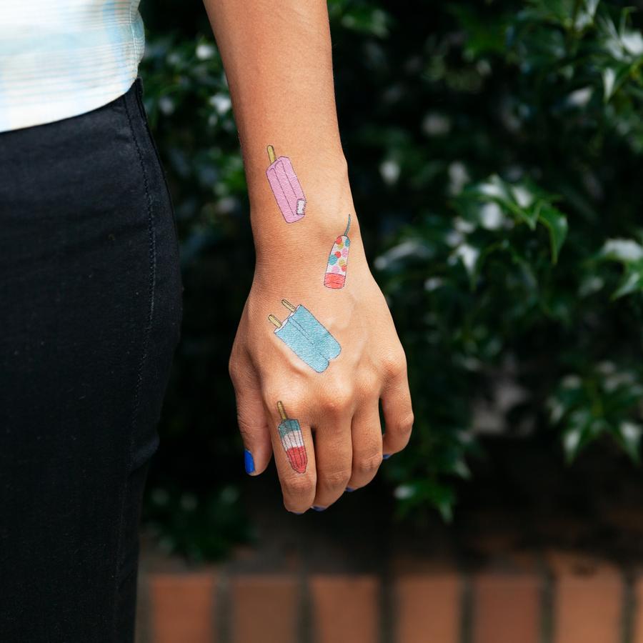 Popsicle Temporary Tattoos by Tattly