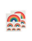 Rainbow Temporary Tattoo Pair