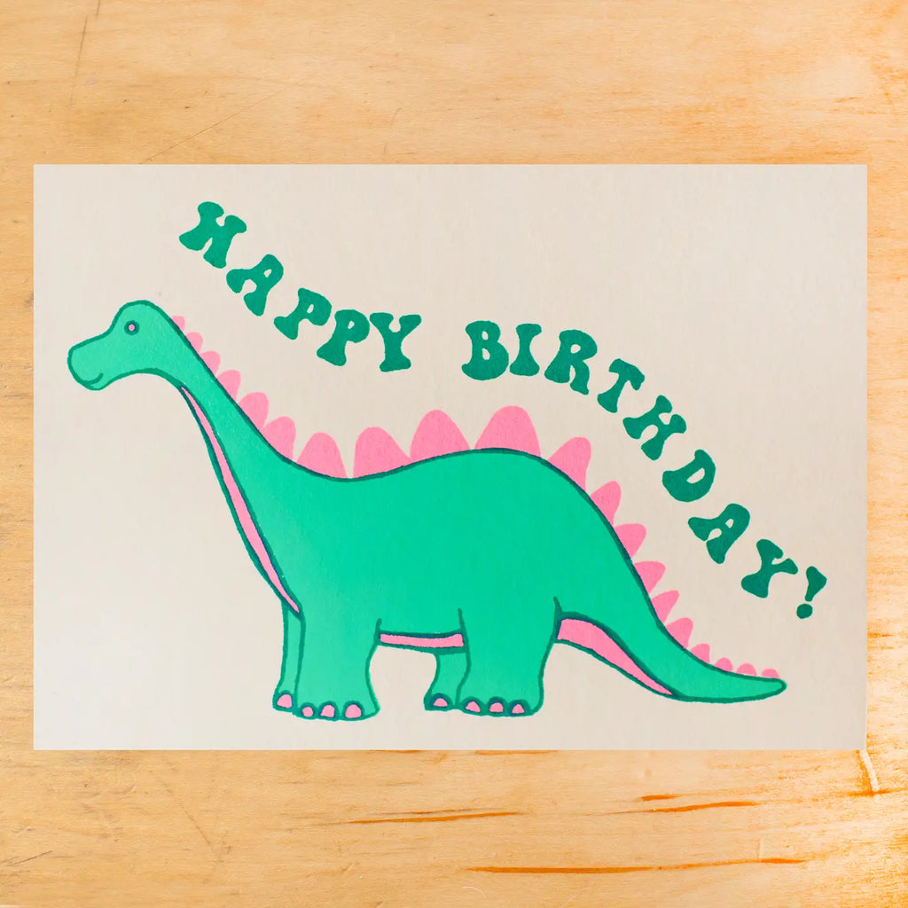 Birthday Dino Card by Alphabet Studios