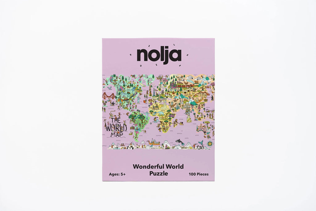 Wonderful World Puzzle - 100 large pieces by Nolja Play