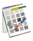 Write On: Graphite Pencils + Eraser (3 Pc Set)