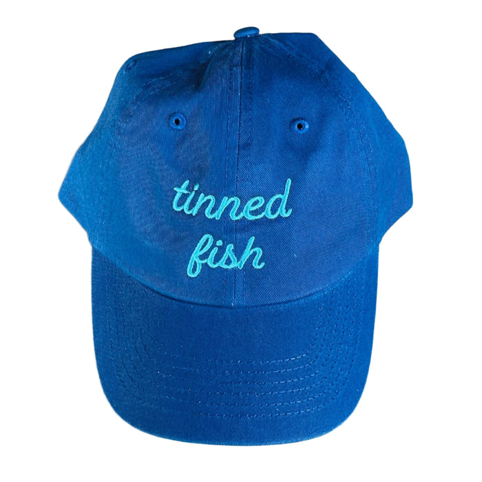 Tinned Fish Foodie Adult Dad Hat  by The Silver Spider