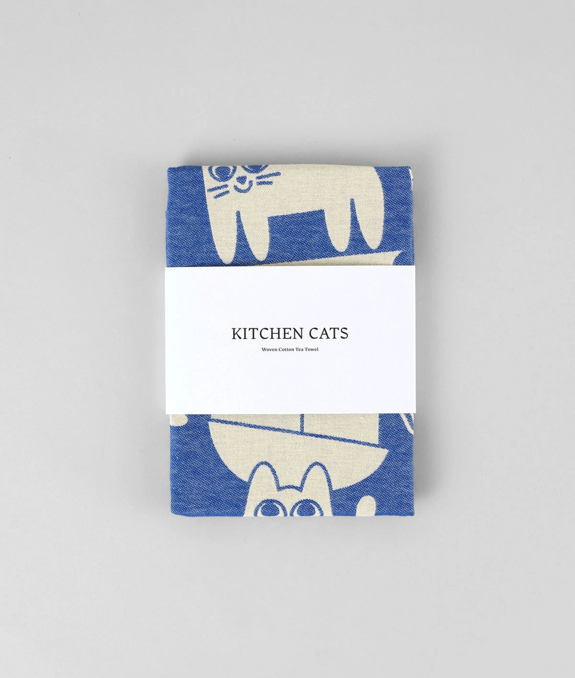 Kitchen Cats Woven Tea Towel