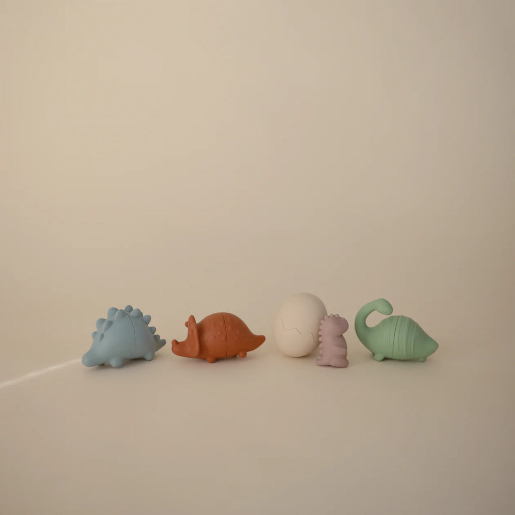 Dinos Mold Free Bath Play Set - 4 Pack by Mushie