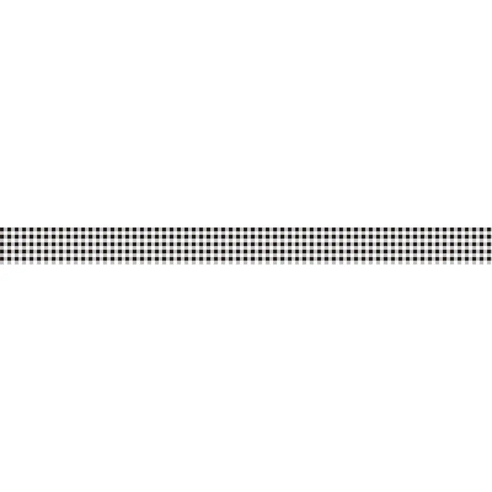Delicate Checkered Black Washi Tape